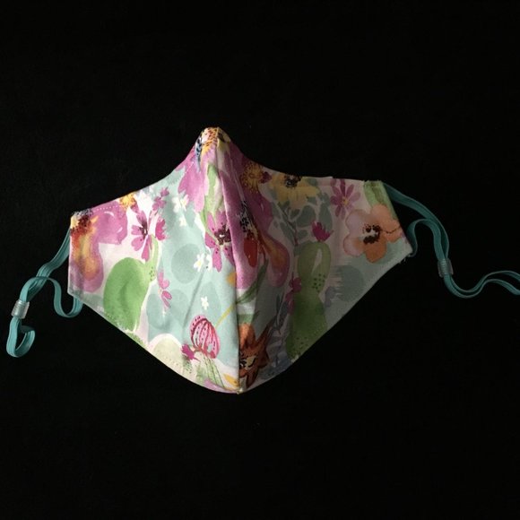 Reusable / Washable Sculpted Mask Cactus Flower #4 - Picture 6 of 11